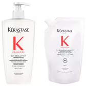 Kit Kérastase Shampoo Première Bain Décalcifiant Réparateur com Refil
